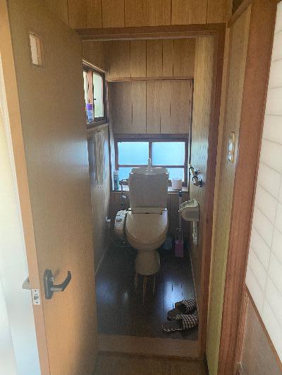 交流体験（短期滞在型）住宅のトイレの写真