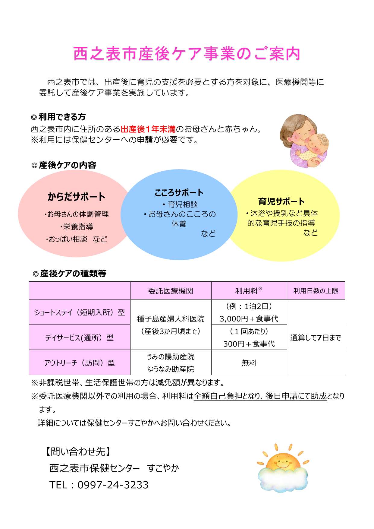 すこやかだより夏号4ページ