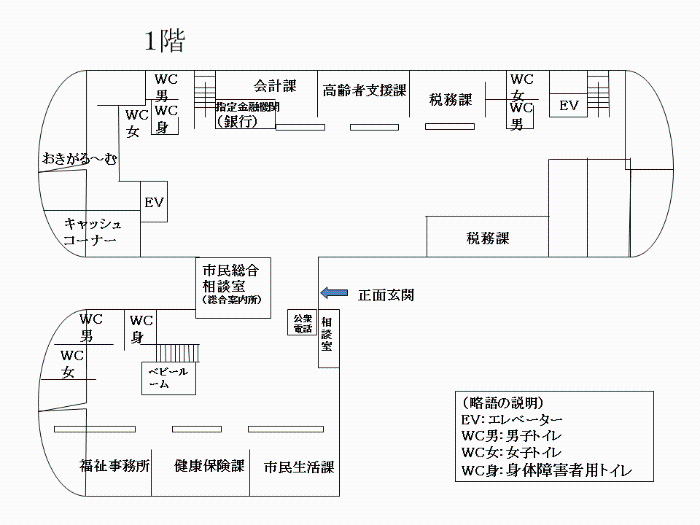 1階フロア図