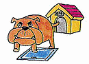犬は放し飼いにせず、出入り口やメータボックスから離れた場所につないでください。