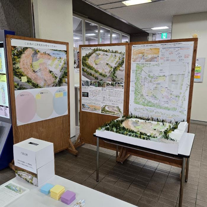 模型展示の様子